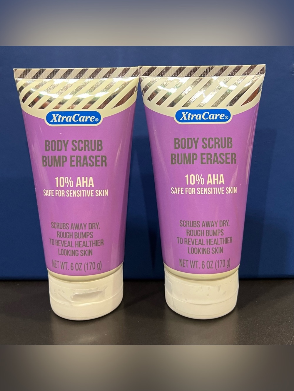 10% AHA Body Scrub Bump Eraser & Smoothing Body Lotion XtraCare